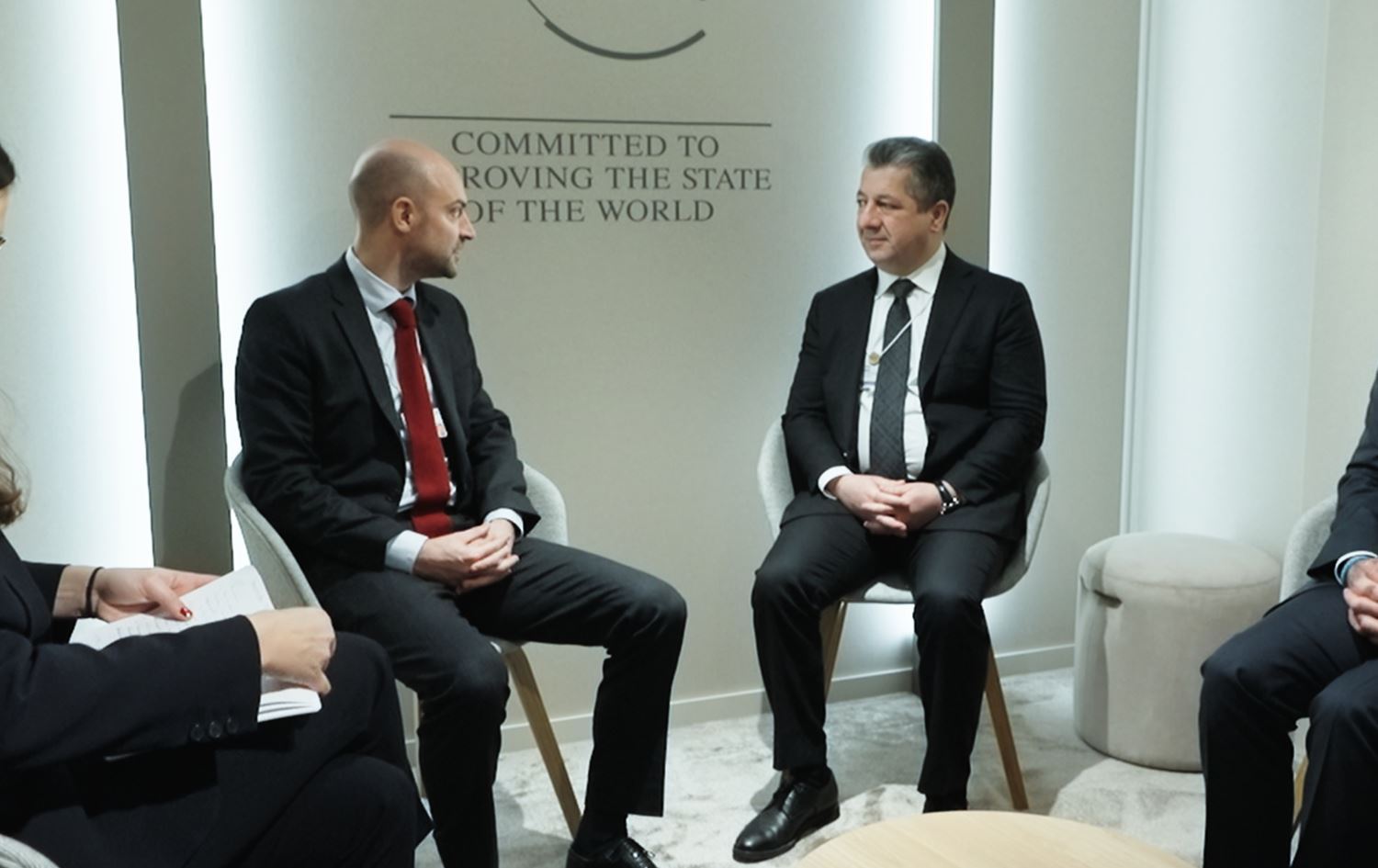 Civîna Mesrûr Barzanî û Jean-Noel Barrot / Wêne: Rûdaw