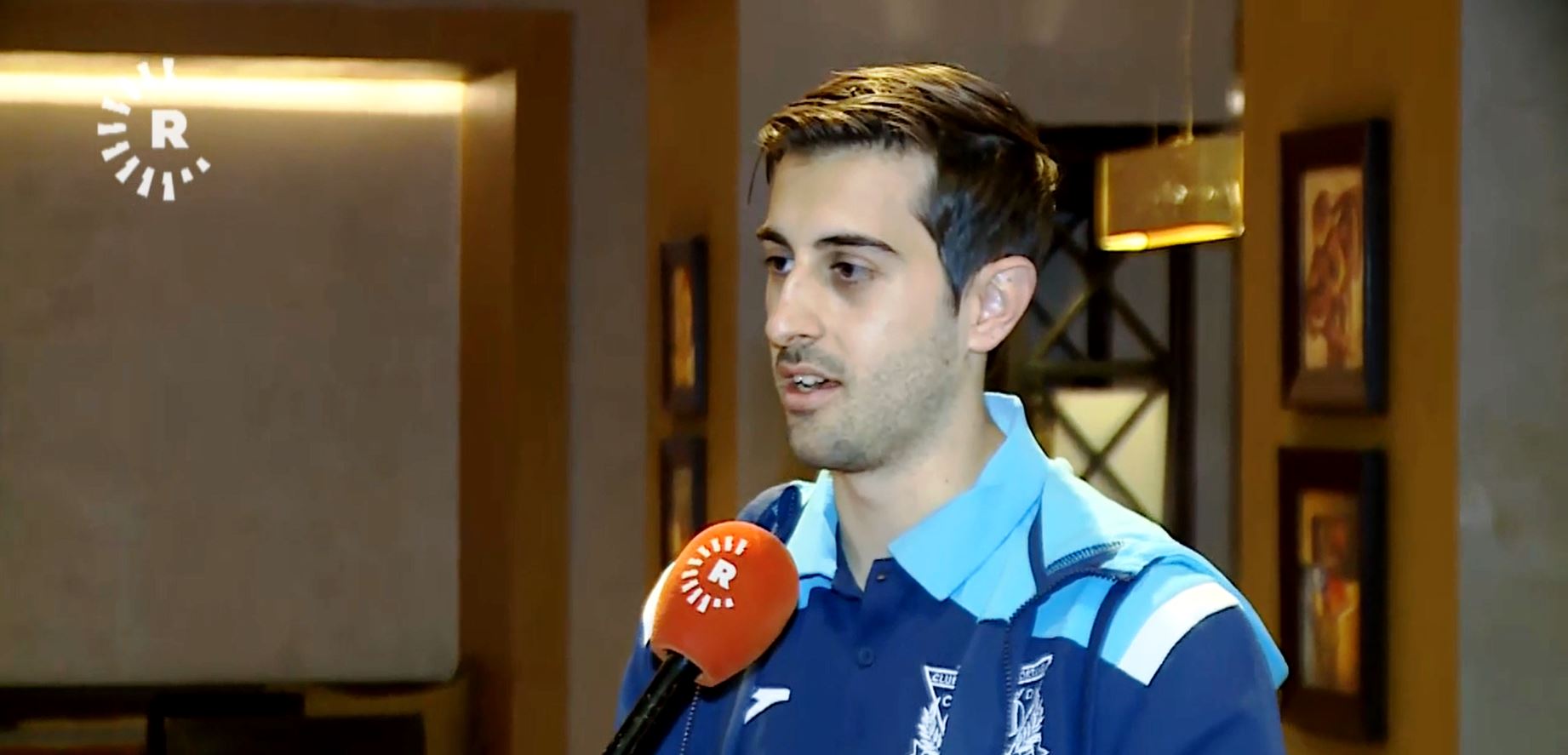 گێلێرمۆ سانچێز گازاپۆ، سەرۆکی شاندی یانەی لیگانێس قسە بۆ رووداو دەکات