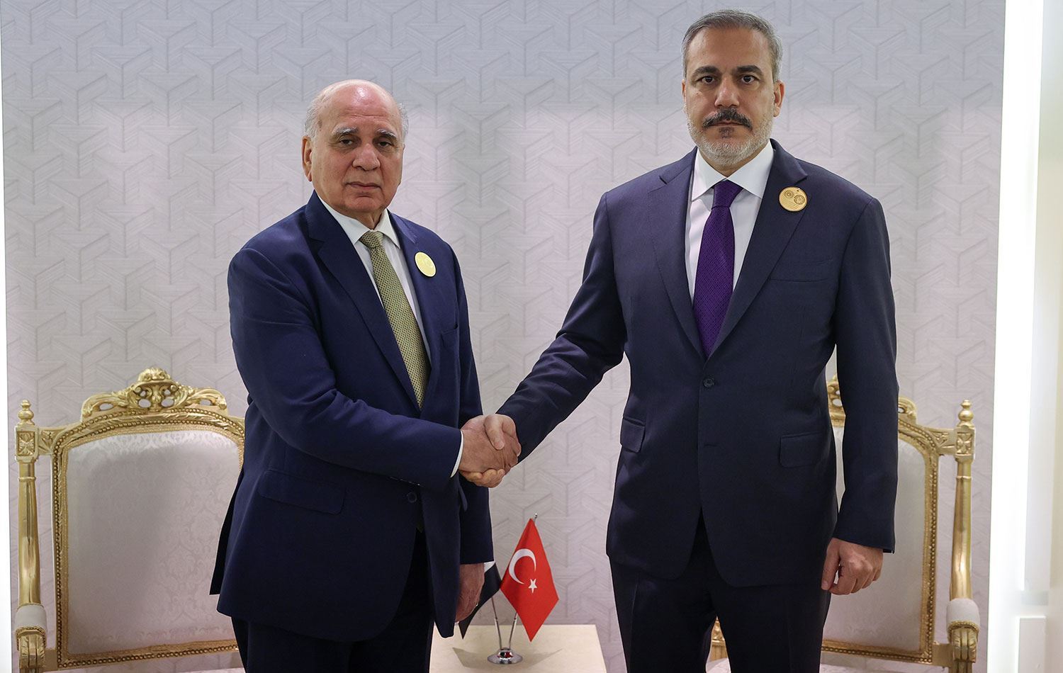 Fuad Husên û Hakan Fîdan /Wêne: Arşîv