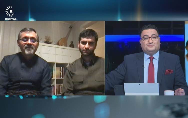 Brwa Wahabpur, Hamza Agoşiî û Hêmîn Ebdullah / Wêne: Ji dîmenan