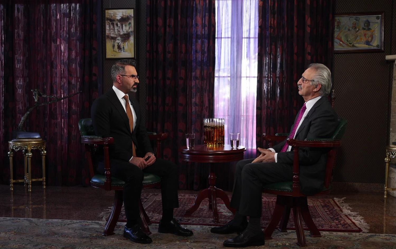 Hîwa Cemal û Mela Bextiyar\ Wêne û vîdeo: Rûdaw