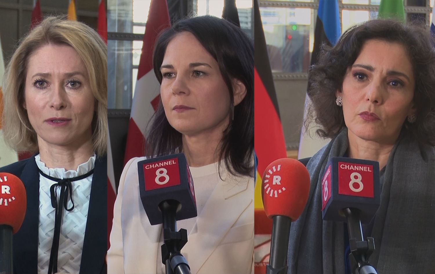 Kaja Kallas,Hadja Lahbib, Annalena Baerbock\ Wêne û vîdeo: Rûdaw
