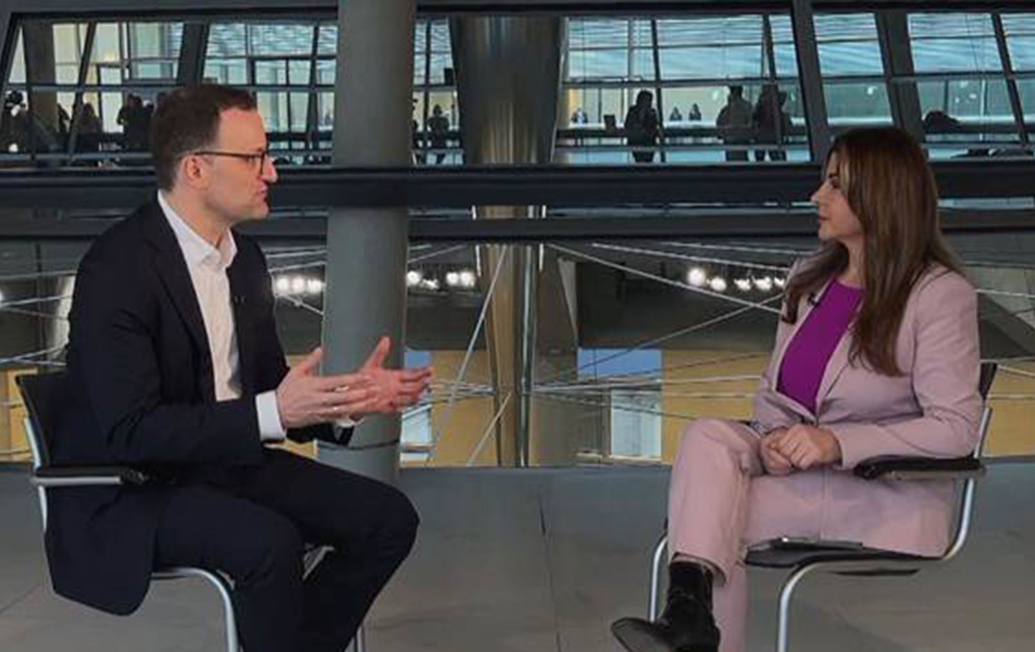 Almanya Hristiyan Demokrat Parti (CDU) Milletvekili Jens Spahn, Rûdaw’ın Avrupa Temsilcisi Ala Şali’ye konuştu