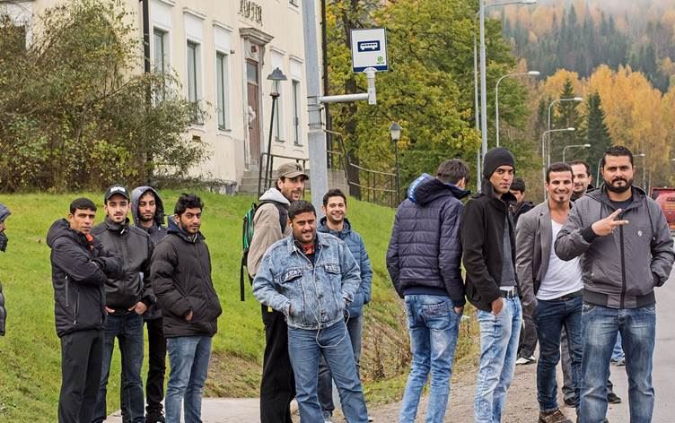 Çend penaberên li Swêdê\ Wêne: Arşîv