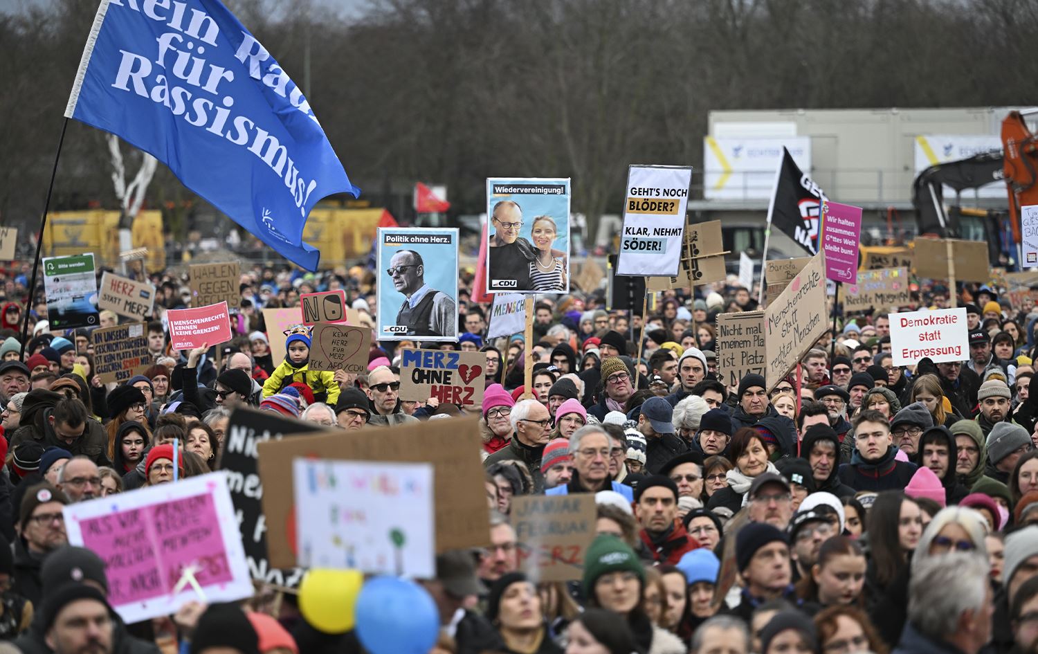 Xwepêşanderên Berlînê\ Wêne: AA