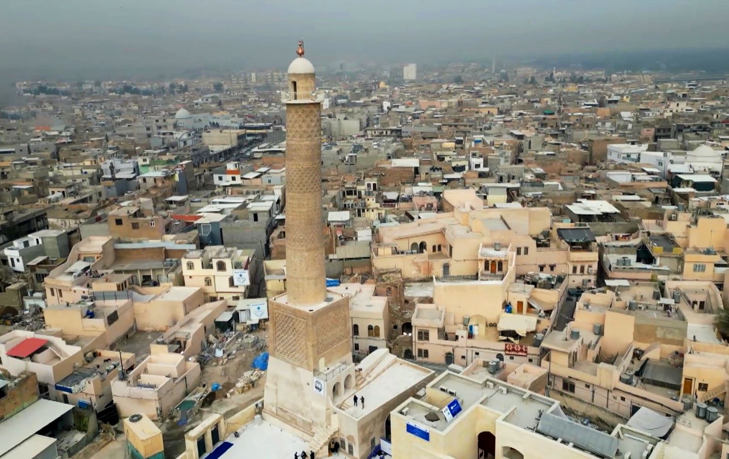 Mosul's iconic minaret reopened after destruction by ISIS