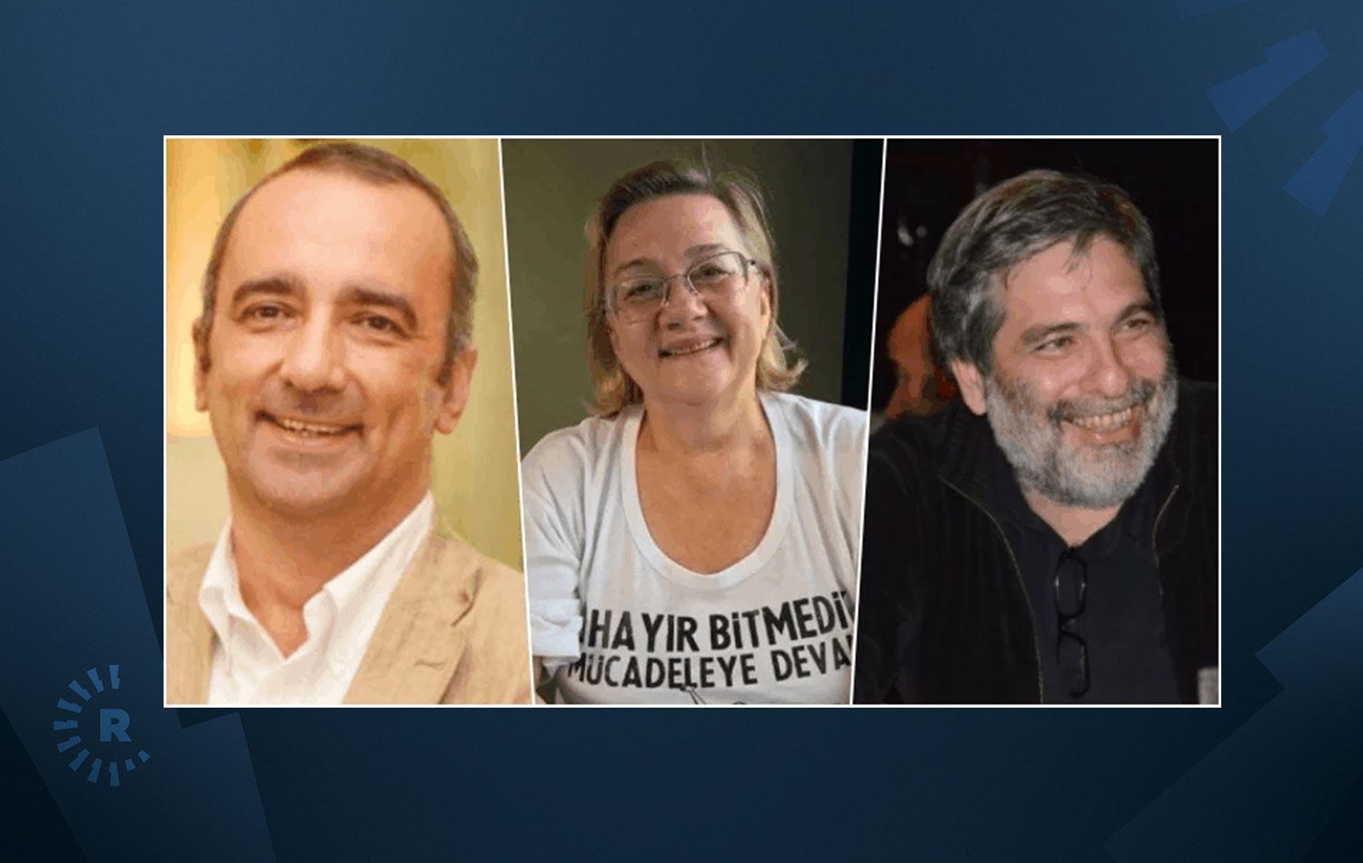 Soldan sağa: Ali Hakan Altınay, Mücella Yapıcı ve Yiğit Ali Ekmekçi / Foto: Arşiv