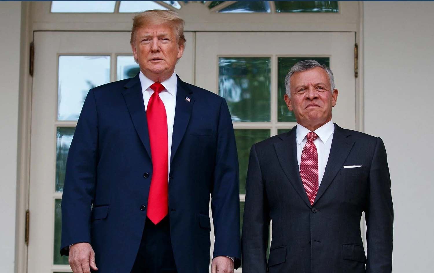 Foto: ABD Başkanı Donald Trump ve Ürdün Kralı 2. Abdullah/AP