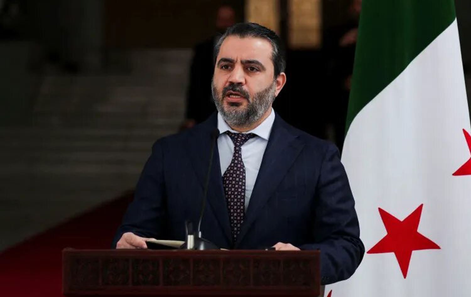 Wezîrê Karên Derve yê Sûriyeyê Eshed Hesen Şeybanî / Wêne: Arşîv