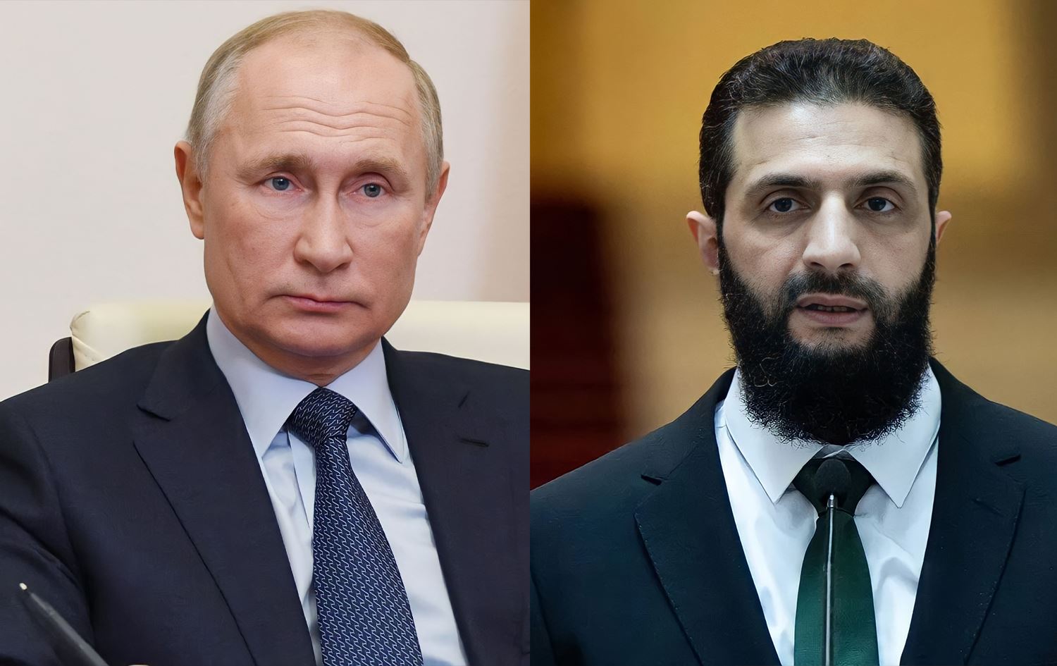 کریملین: پووتین لەگەڵ شەرع جەختی لە پاڵپشتیی رووسیا بۆ یەکگرتووی خاکی سووریا کردەوە