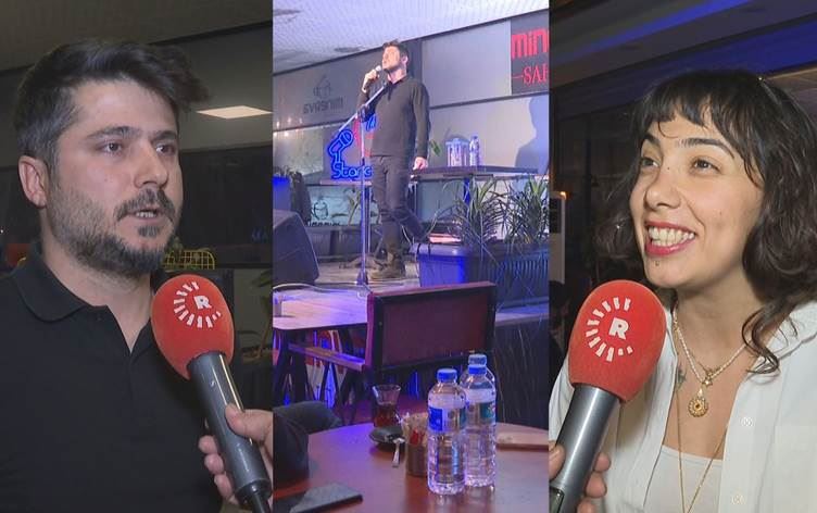 Batman’da Kürtçe Stand-up yapan gençler. / Video alıntısı / Rûdaw