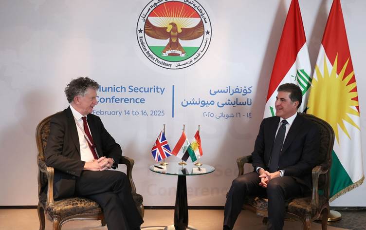 Başkan Neçirvan Barzani ve İngiltere Ulusal Güvenlik Danışmanı Jonathan Powell
