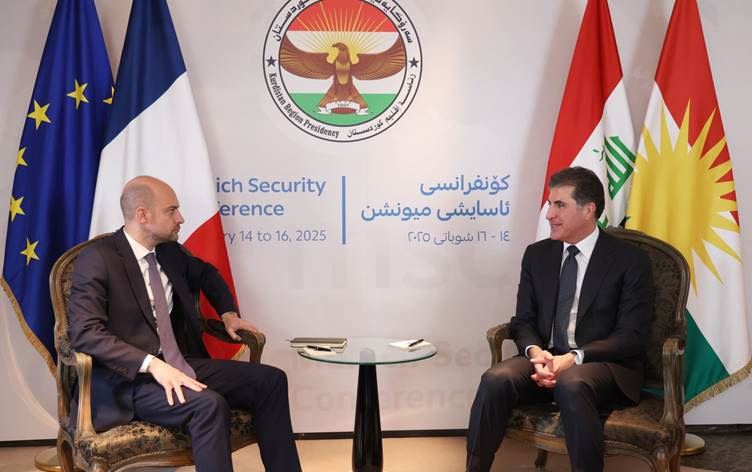Başkan Neçirvan Barzani ve Fransa Dışişleri Bakanı Barrot 