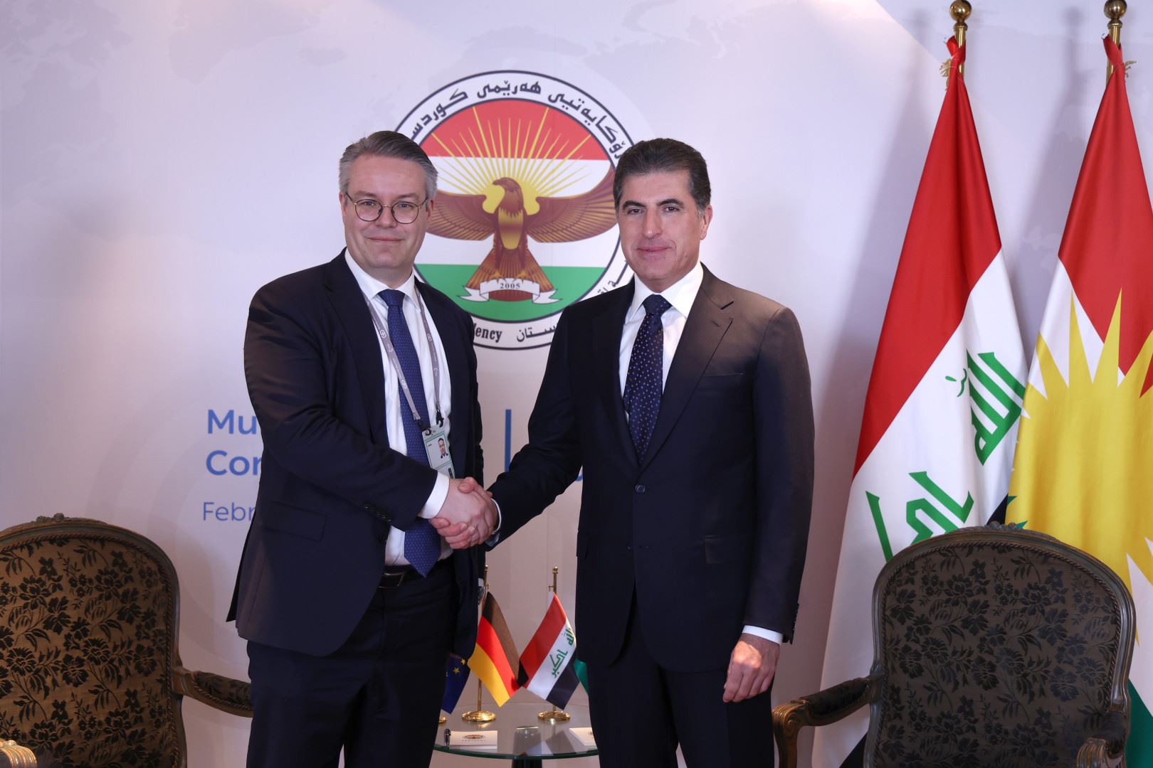 نێچیرڤان بارزانی و د. تۆبیاس لیندنەر، 