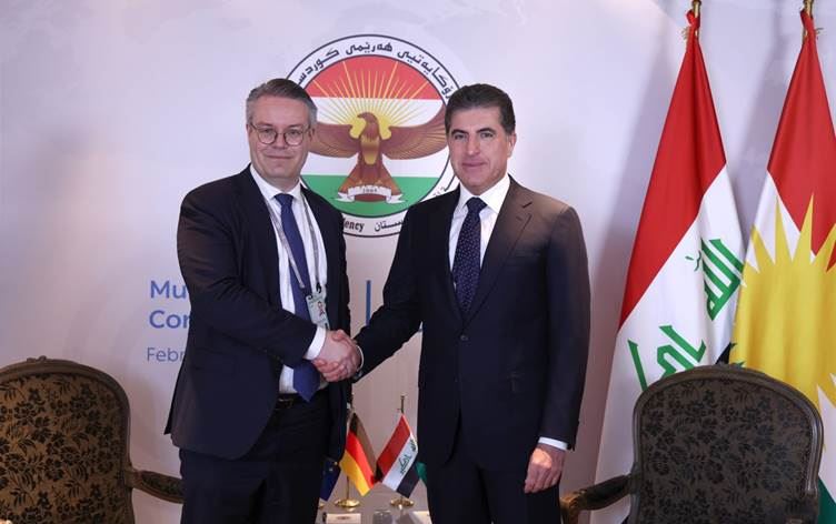 Tobias Lindner û Nêçîrvan Barzanî / Wêne: Rûdaw