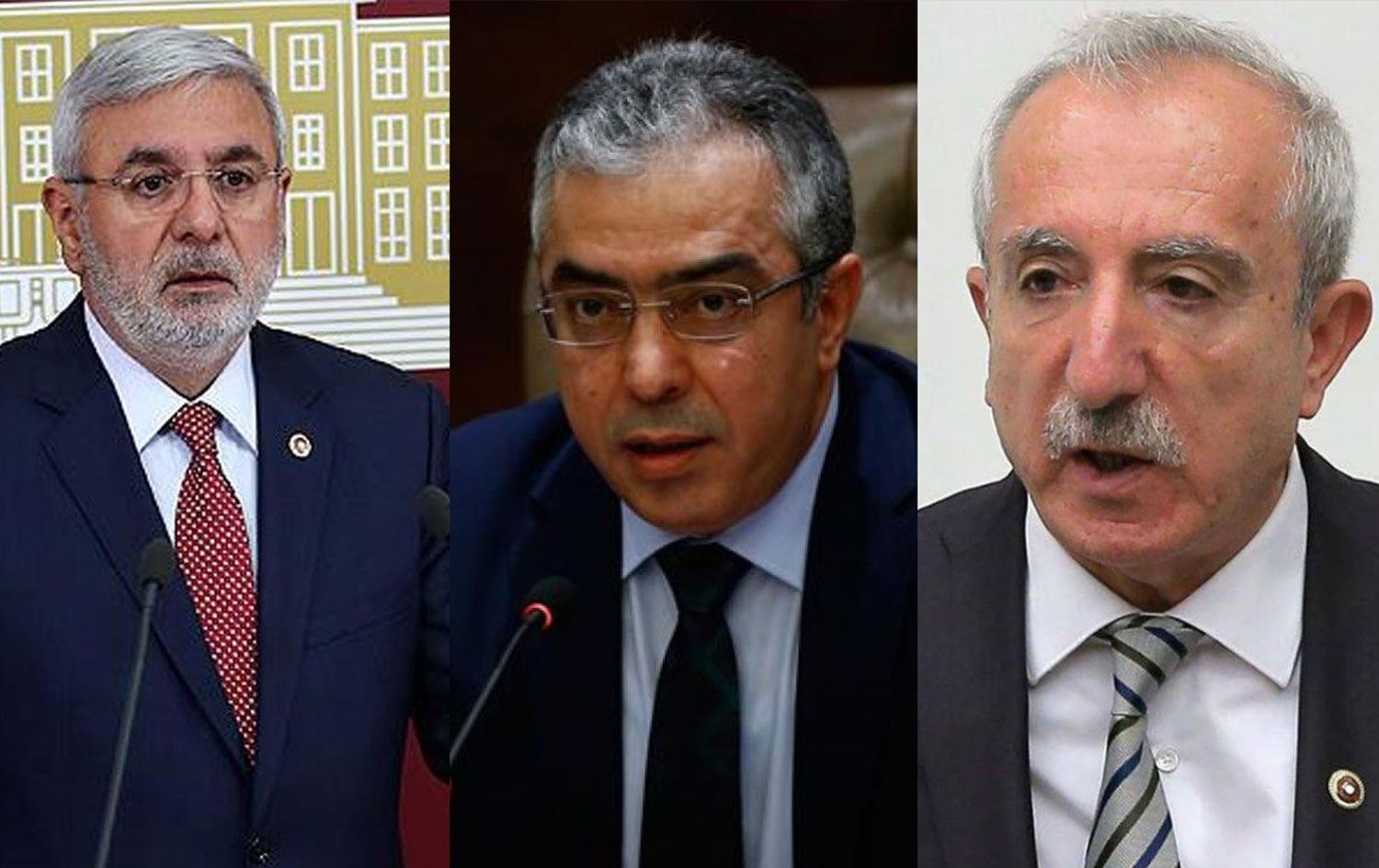 Mehmet Metîner, Mehmet Uçum û Orhan Mîroglu /Wêne: Rûdaw Grafîk