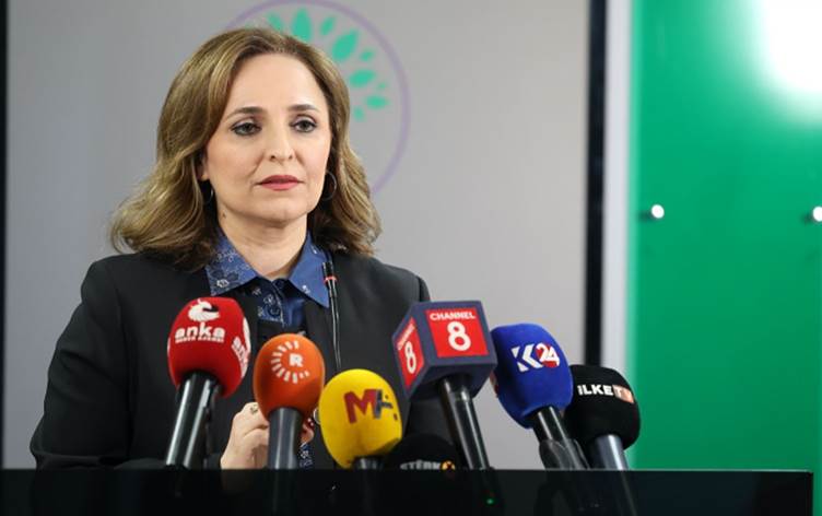 Foto: DEM Parti Sözcüsü Ayşegül Doğan