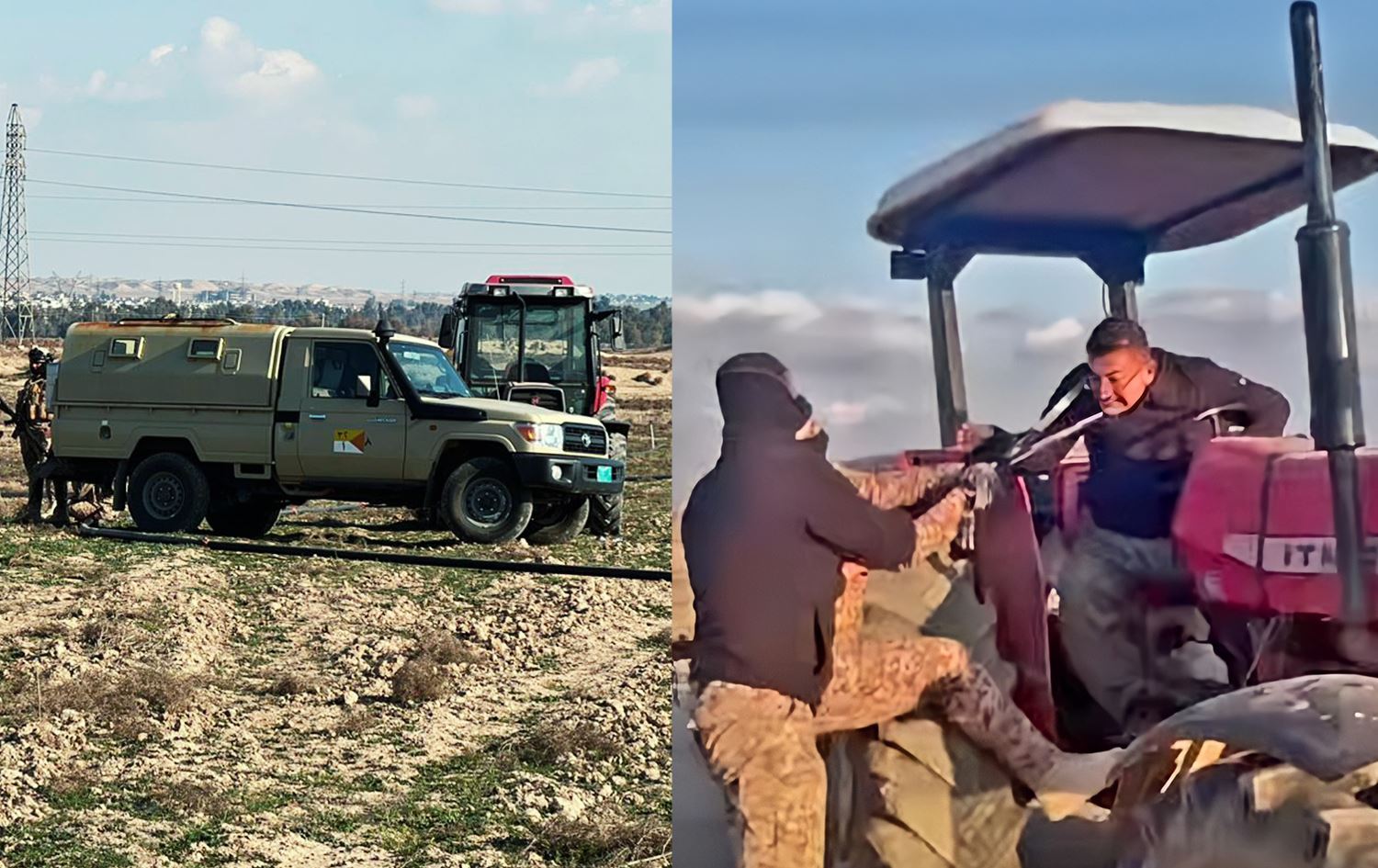 Êrişa leşkerên Îraqî ya li cotkarên Kurd / Wêne: Rûdaw Grafîk