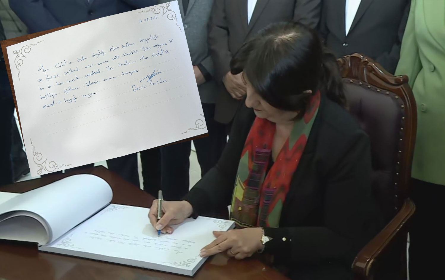 Endama Şandeya DEM Partiyê ya Îmraliyê Pervîn Buldan / Wêne: Rûdaw 