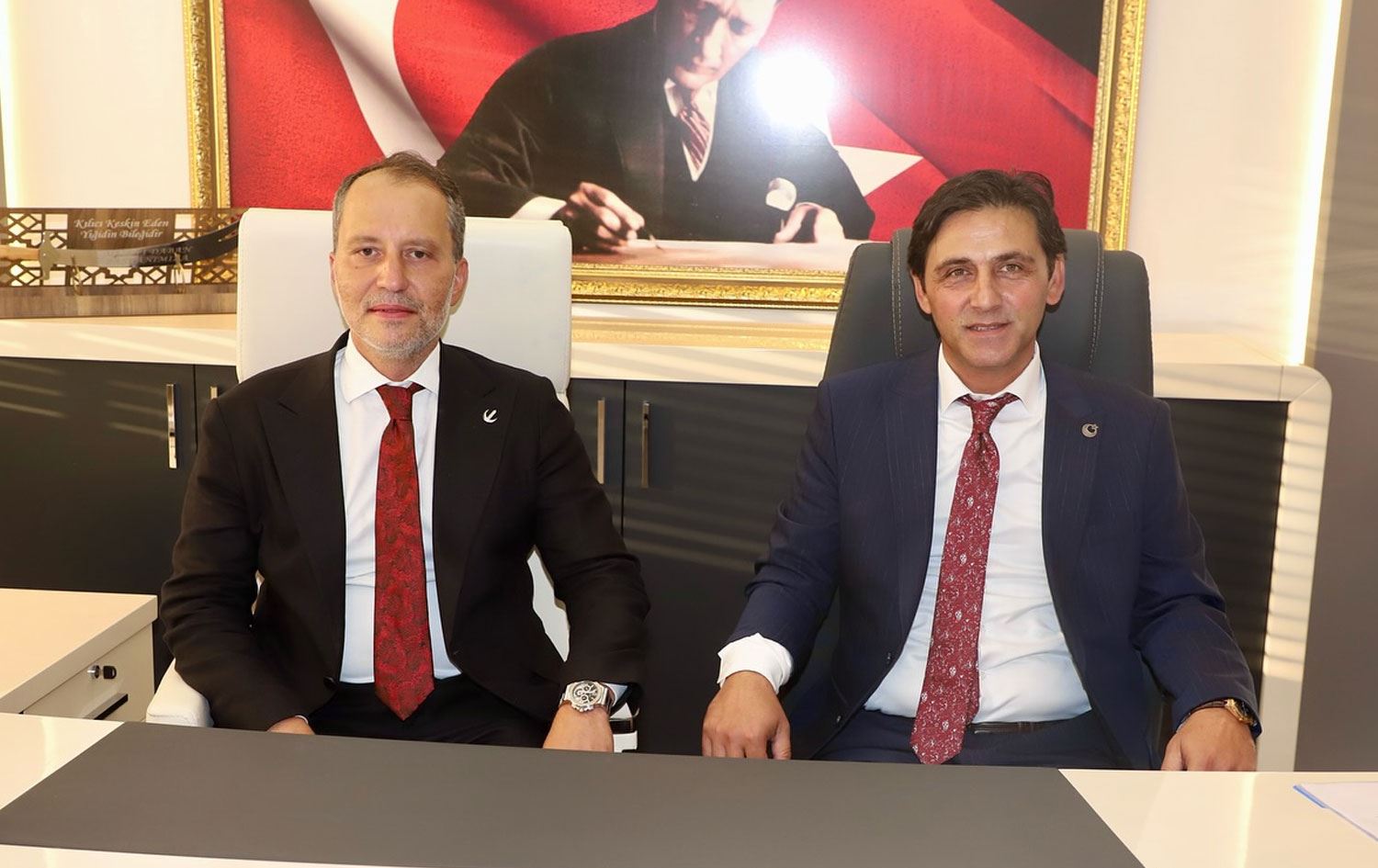 Yeniden Refah Partisi lideri Fatih Erbakan ile Daban bir arada 