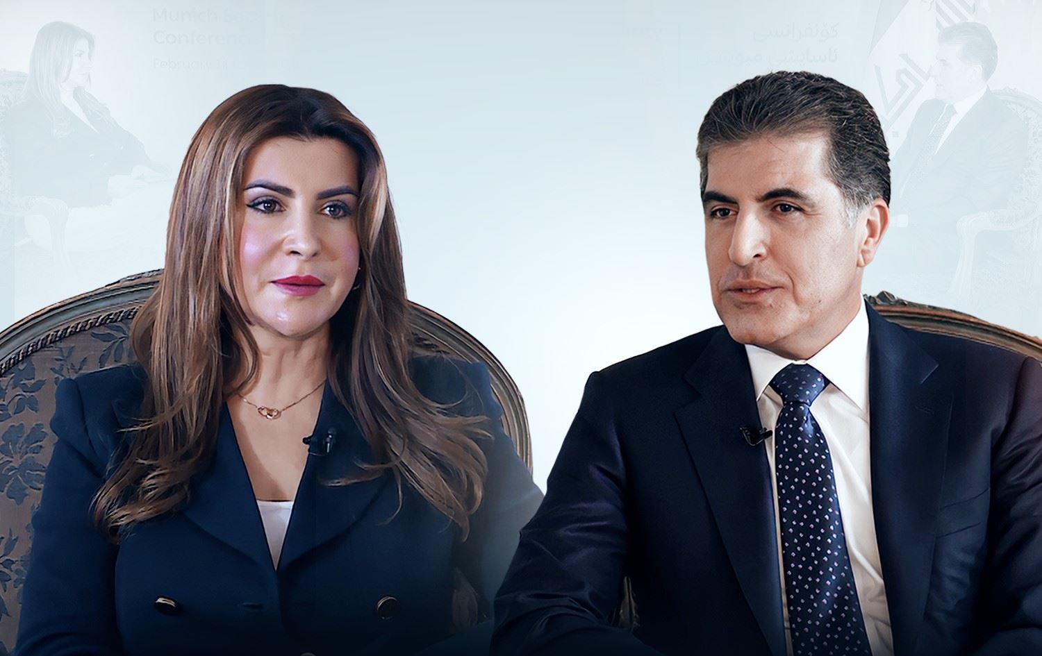 Nêçîrvan Barzanî û Ala Şalî\ Wêne û vîdeo: Rûdaw