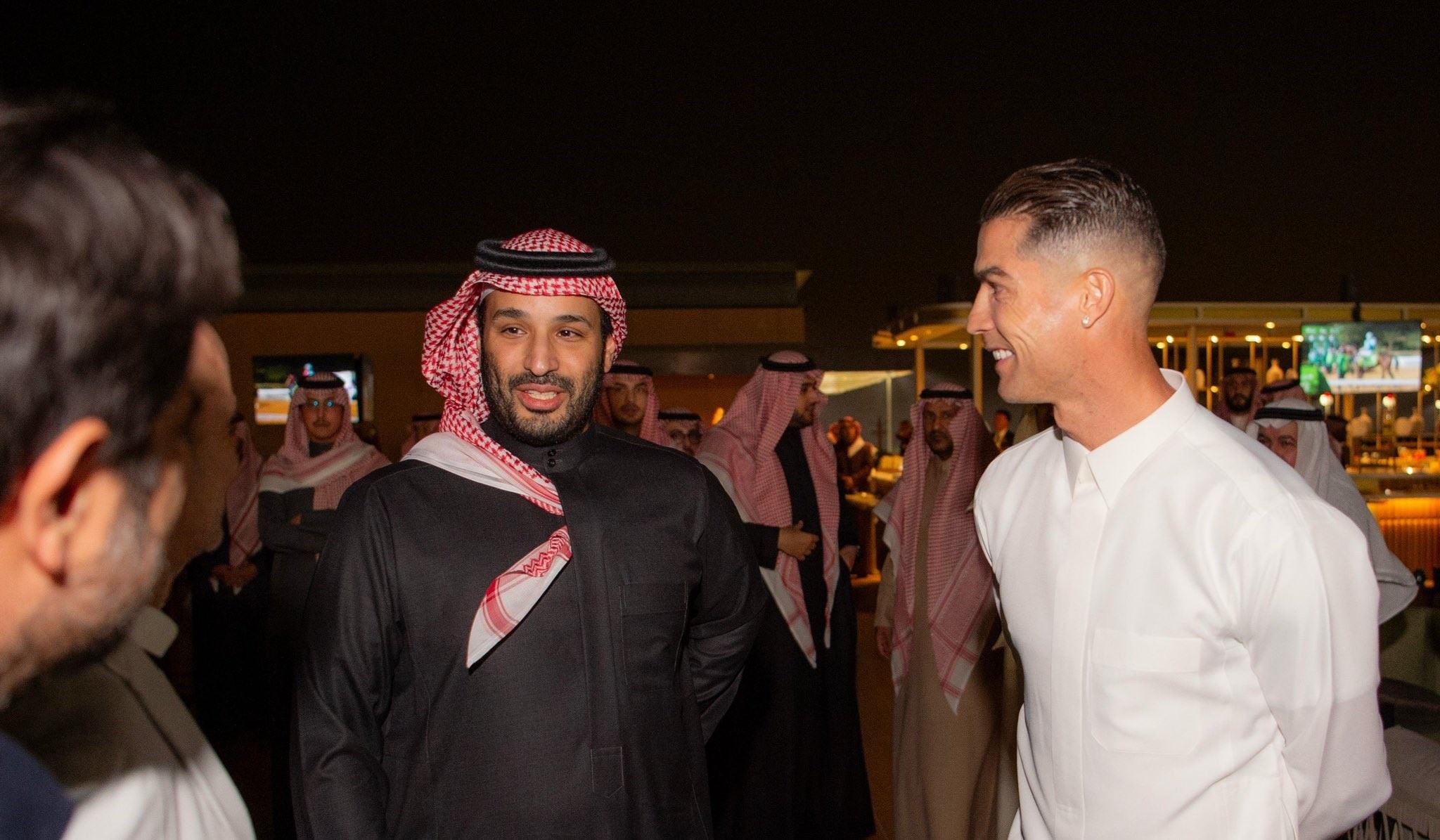 رۆناڵدۆ لەگەڵ جێنشینی شای سعودیە دەرکەوت