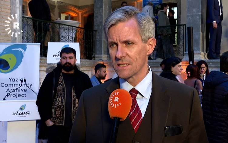 Konsulê Giştî yê Almanyayê yê Hewlêrê Albrecht von Wittke /Wêne: Rûdaw