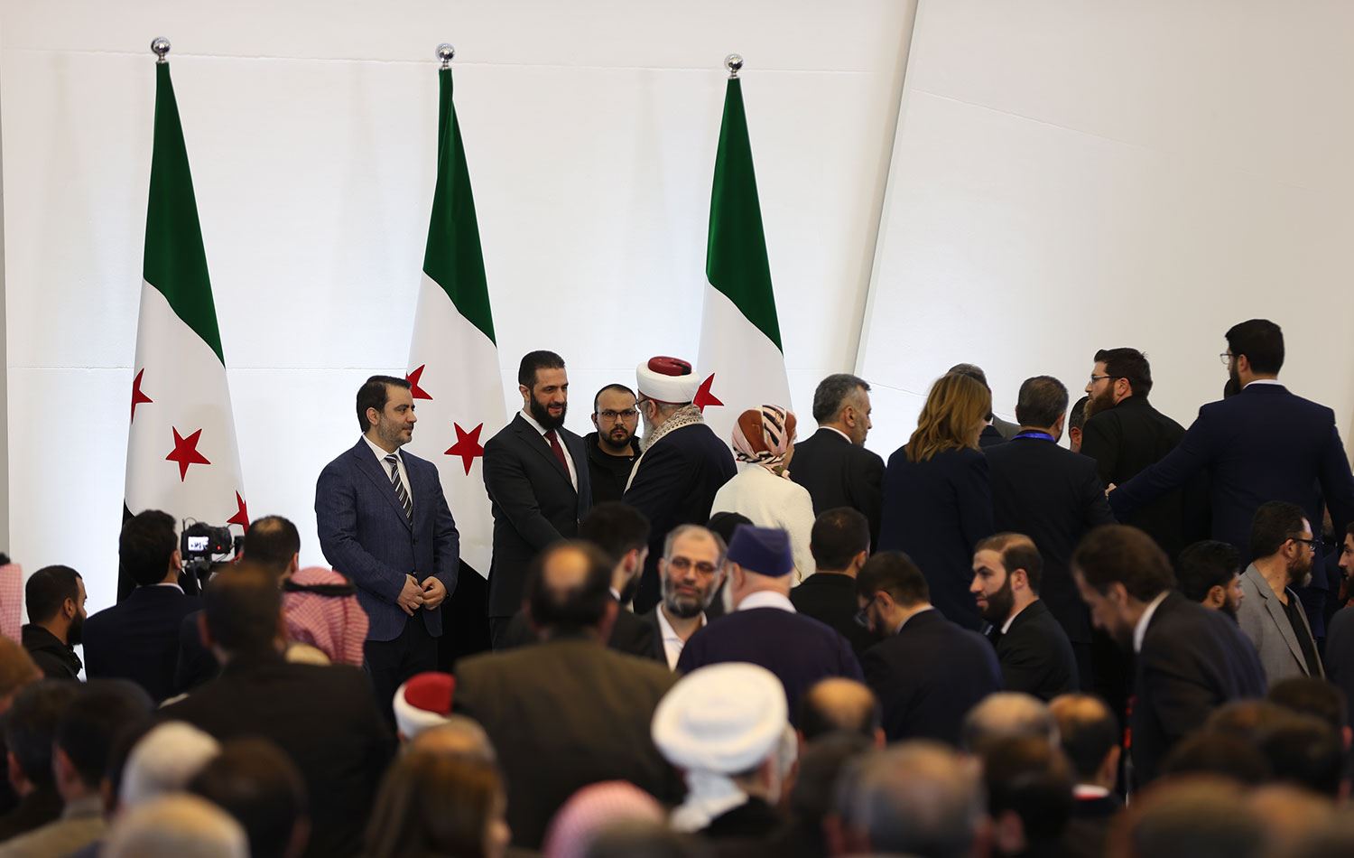 Suriye Ulusal Diyalog Konferansı dün yapıldı. / AA