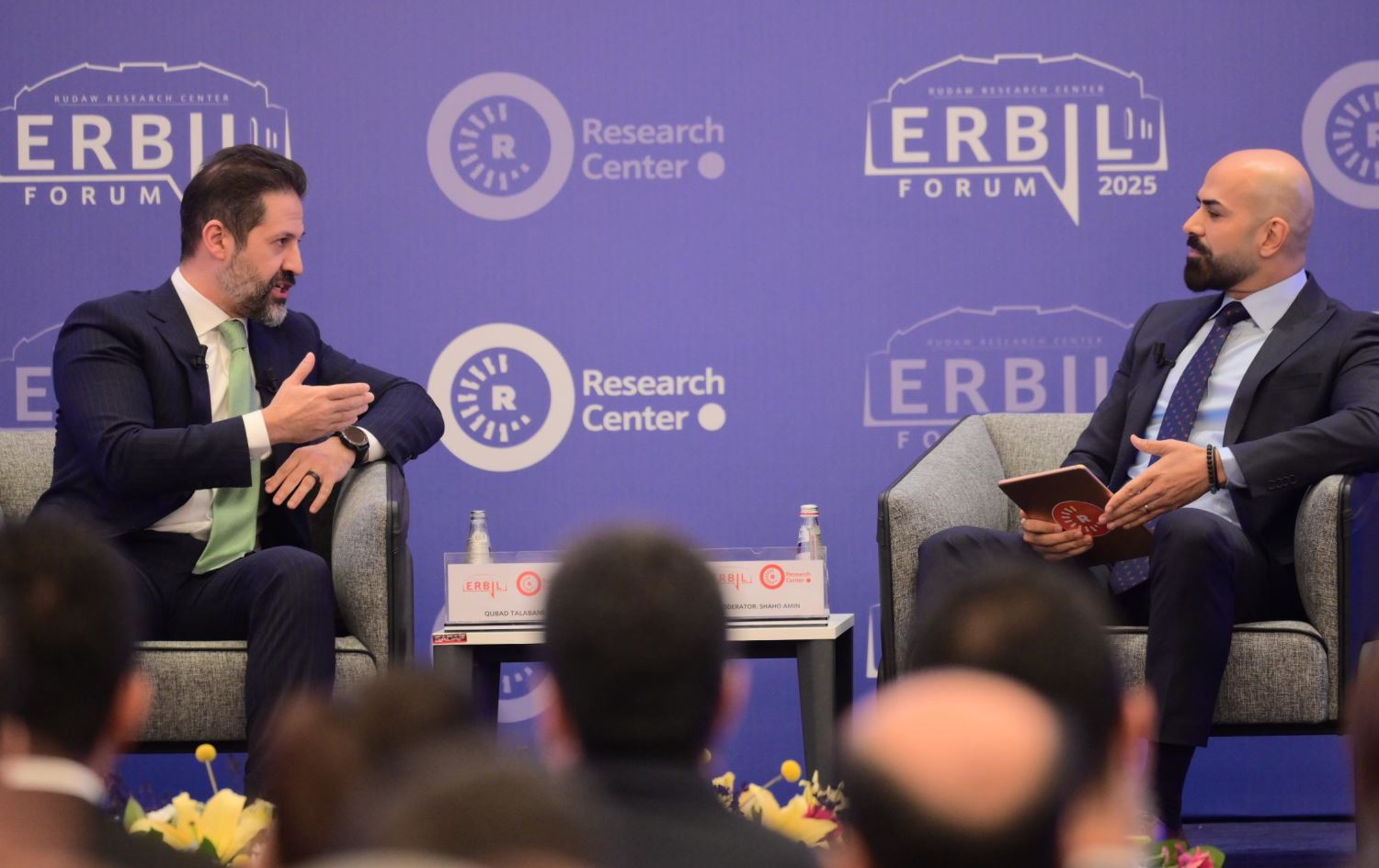 گفتوگۆی قوباد تاڵەبانی و شاهۆ ئەمین