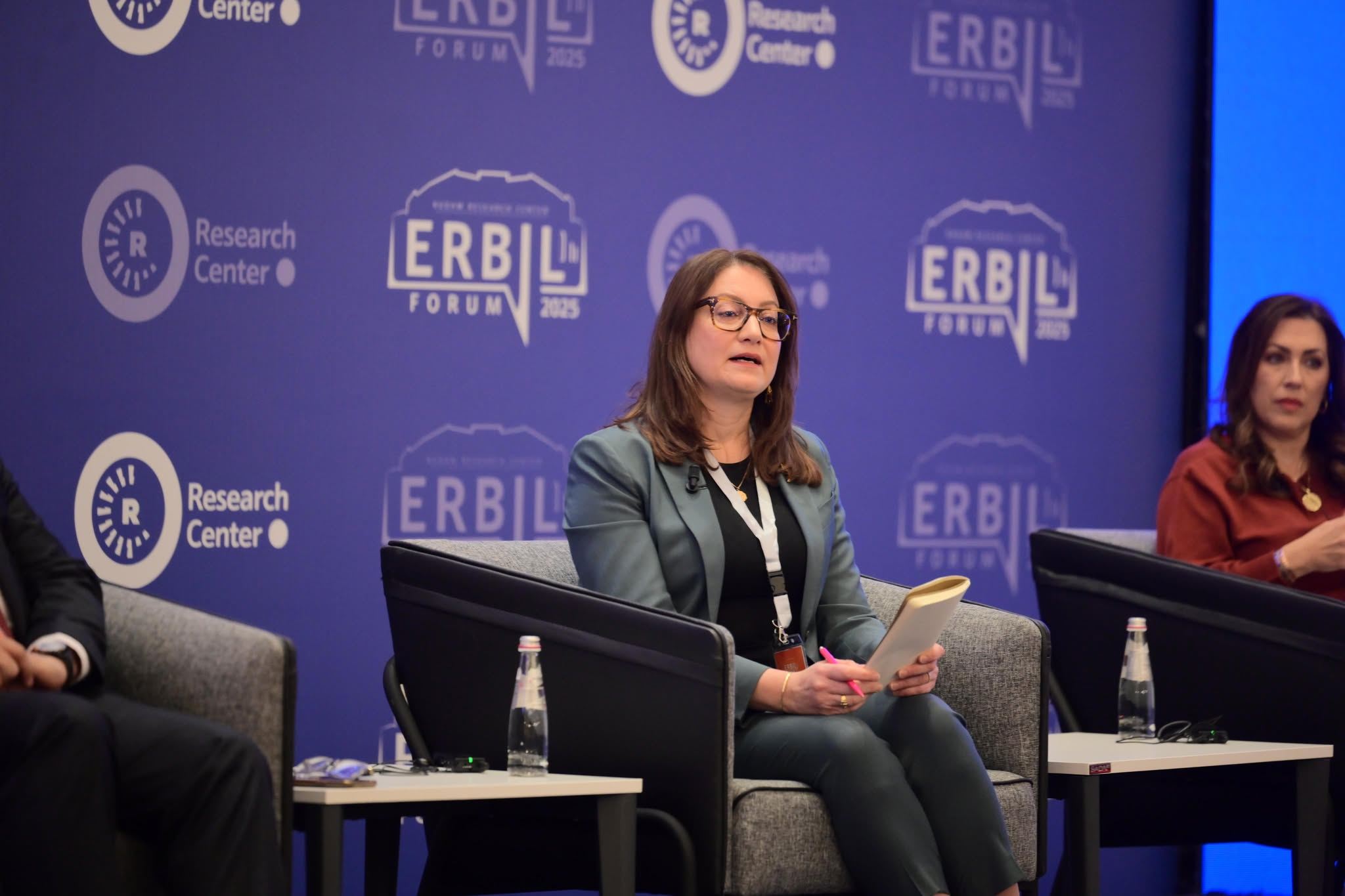 د. زەکی شوبەر، پارێزەر و ناوبژیوانی پەسەندکراوی CEDRـە لە کۆڕبەندی هەولێر، وێنە: بڵند تاهیر - رووداو 