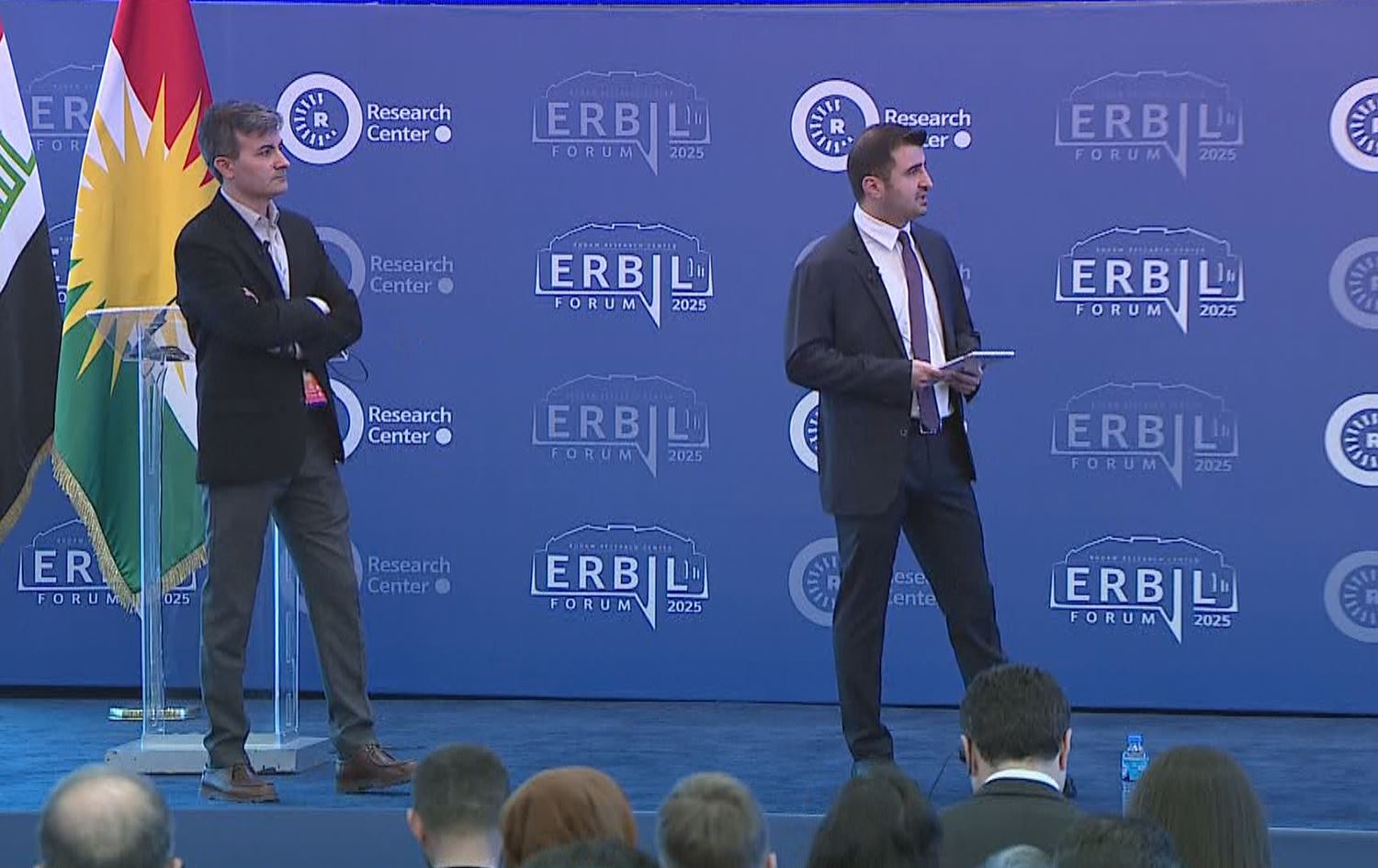 Reha Ruhavîoglu û Roj Gîrasun / Wêne: Rûdaw