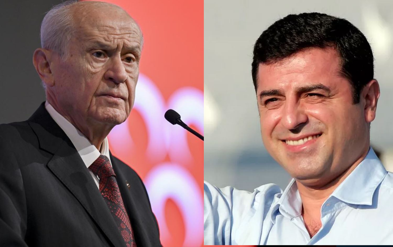 Bahçeli (solda) ve Demirtaş / Foto: Rûdaw Grafik / Arşiv