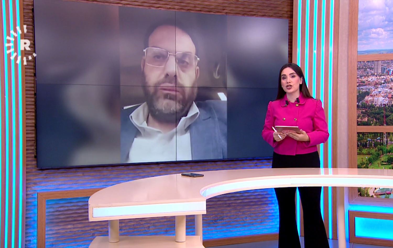  Rebih Munzir bû mêvanê Nalîn HesenêWêne: Rûdaw