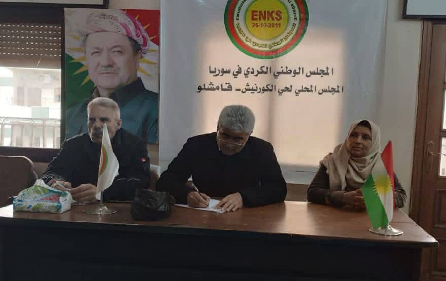 ENKS Kamışlo’da Orta Korniş Mahallesi Yerel Meclisi’nin olağan toplantısını gerçekleştirdi   