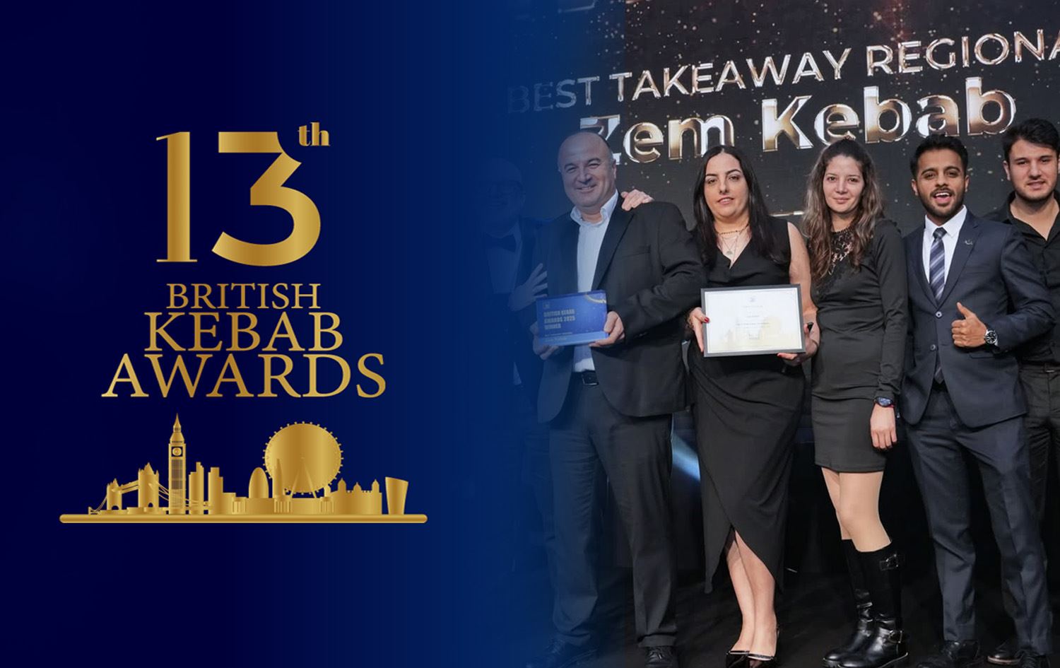 13emîn Xelatên Kebabê yên Brîtanyayê / Wêne: Rûdaw Grafîk