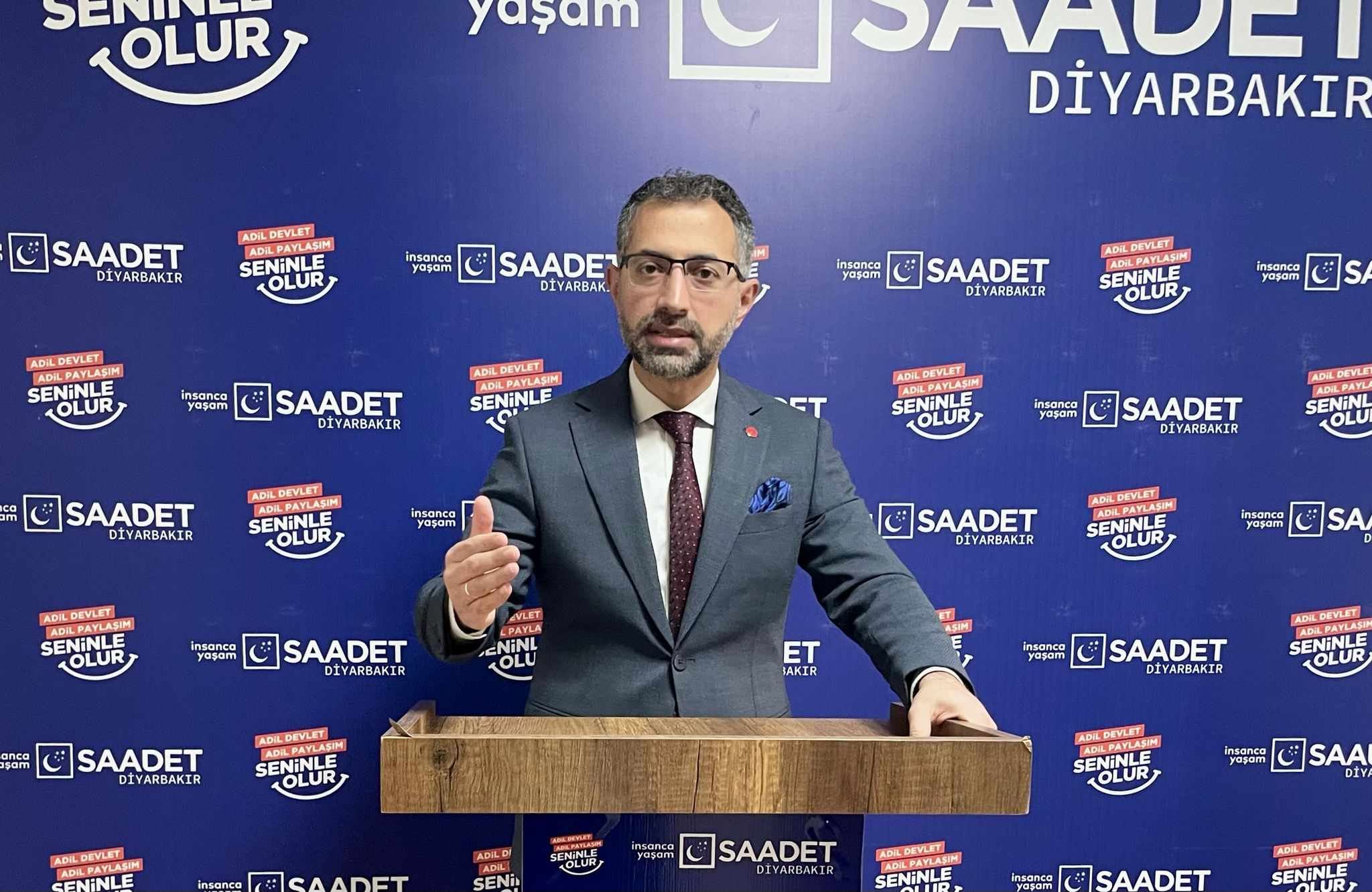 Saadet Partisi Diyarbakır İl Başkanı Abdurrahman Ergin