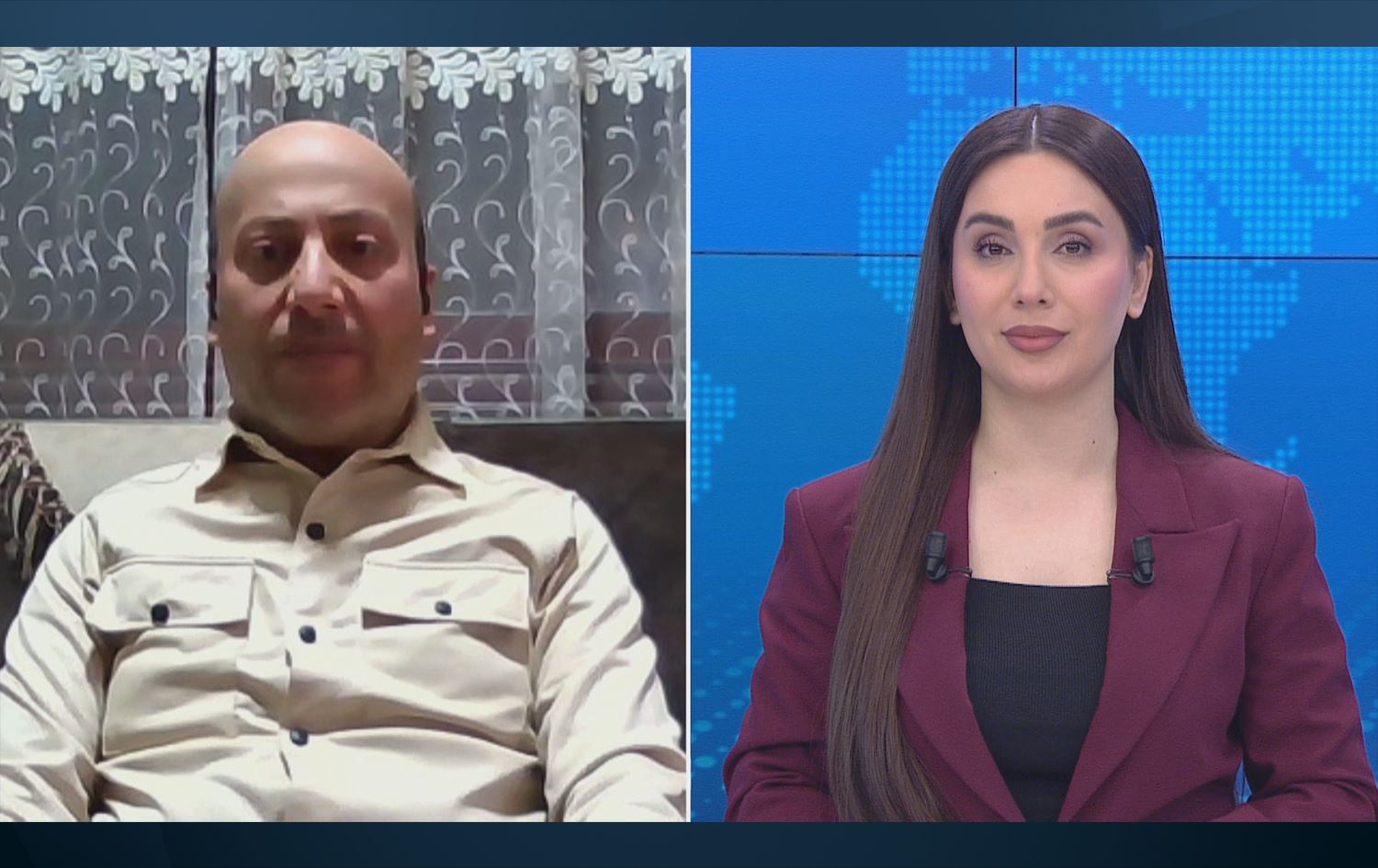 Îsmaîl El-Xelfan û Nalîn Hesen /Wêne: Rûdaw