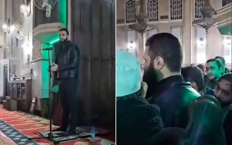 Ahmed Şara Meze bölgesindeki Şafii El-Ekrem Camisi’nde