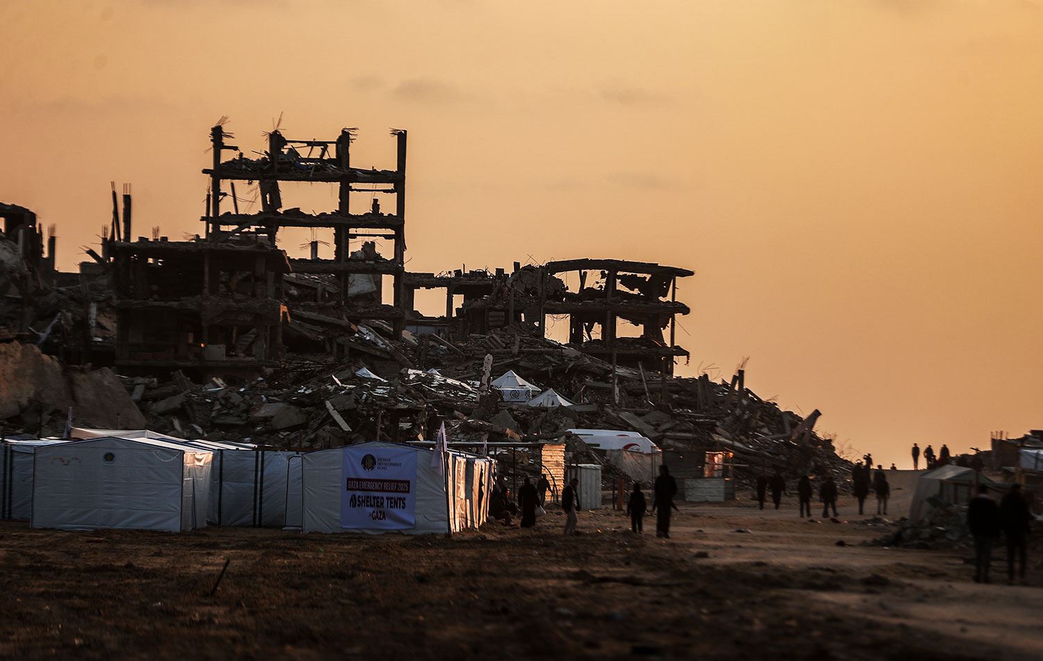 Gazze'den bir kare. / Foto: AA