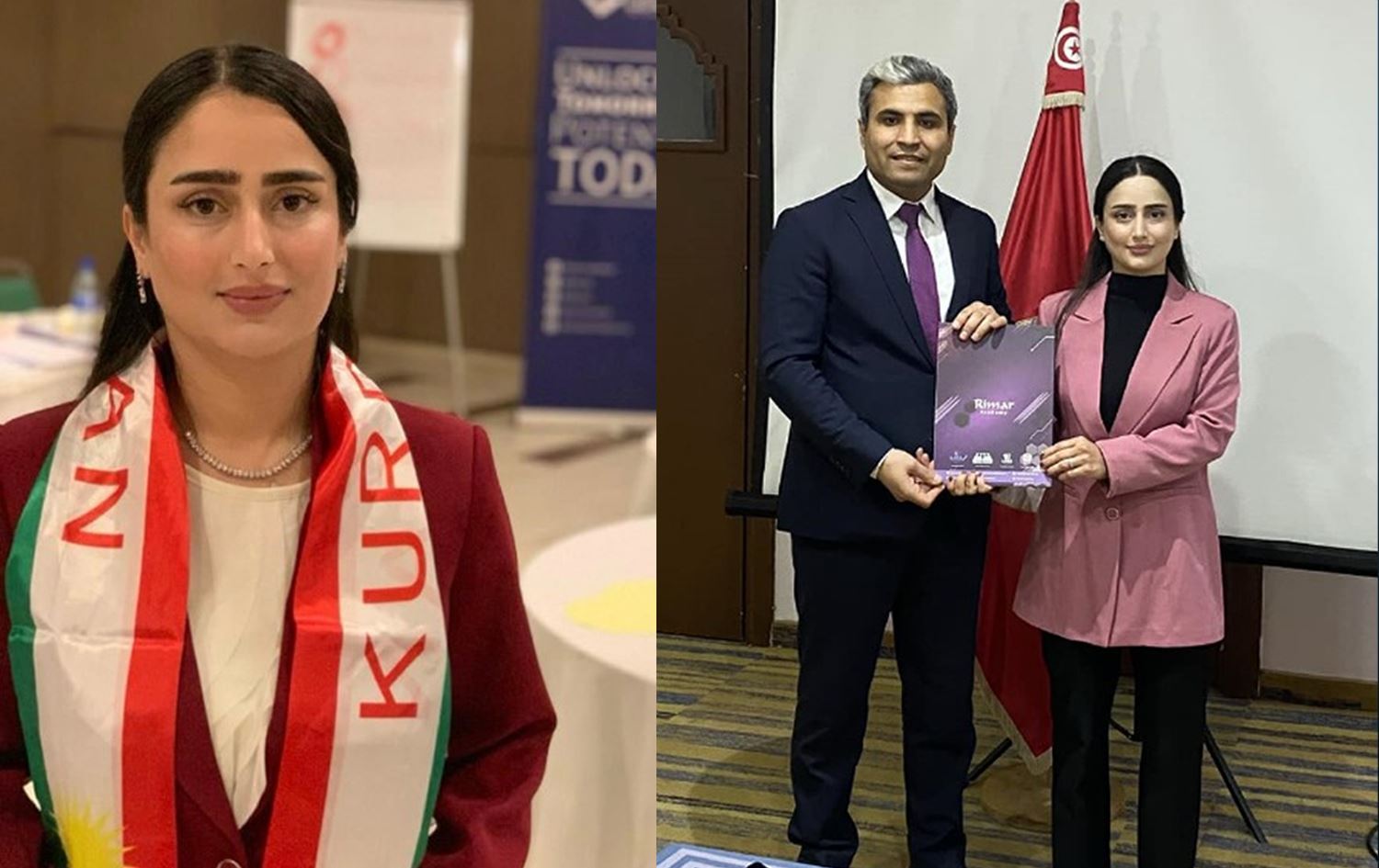 Foto: Kürt kadın avukat, uluslararası hukuk konferansında altın madalya kazandı