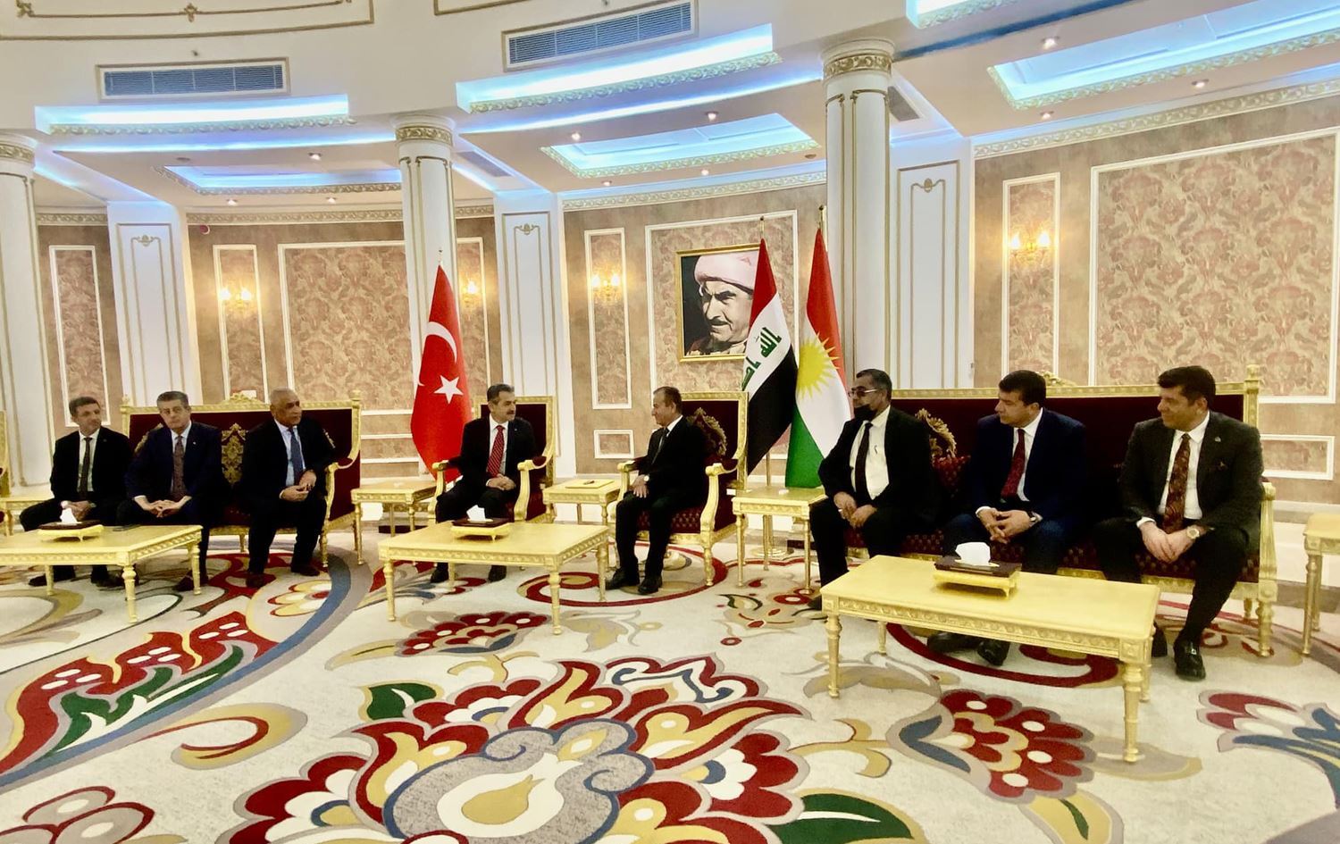 Şırnak heyeti ve Habur Sınır Kapısı yetkilileri, İbrahim Halil Uluslararası Sınır Kapısı’na ziyaret gerçekleştirdi