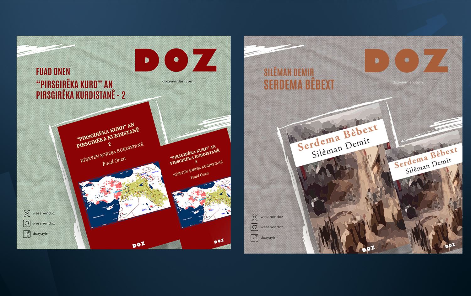 Pirtûka Fuad Onen û Silêman Demîr / Wêne: DOZ