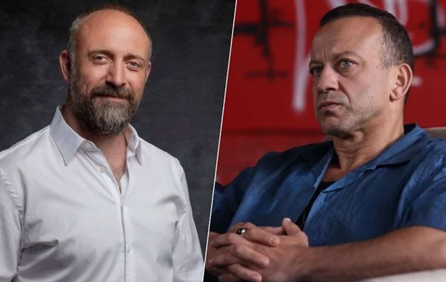 Halir Ergenç (solda) ve Rıca Kocaoğlu