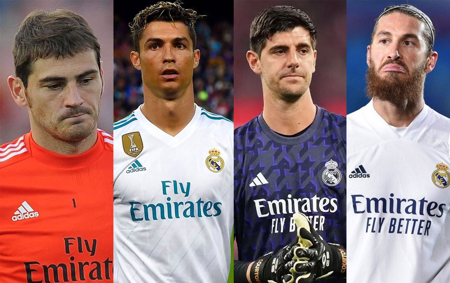 رامۆس، کۆرتوا، رۆناڵدۆ و کاسیاس