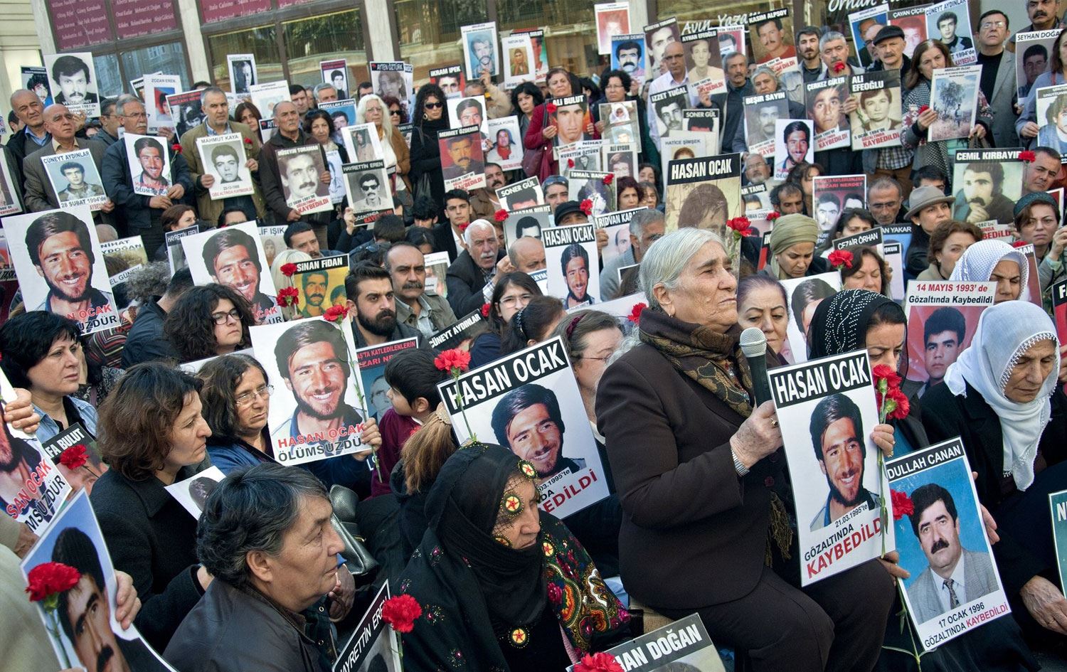 Cumartesi Anneleri'nin eyleminden kare