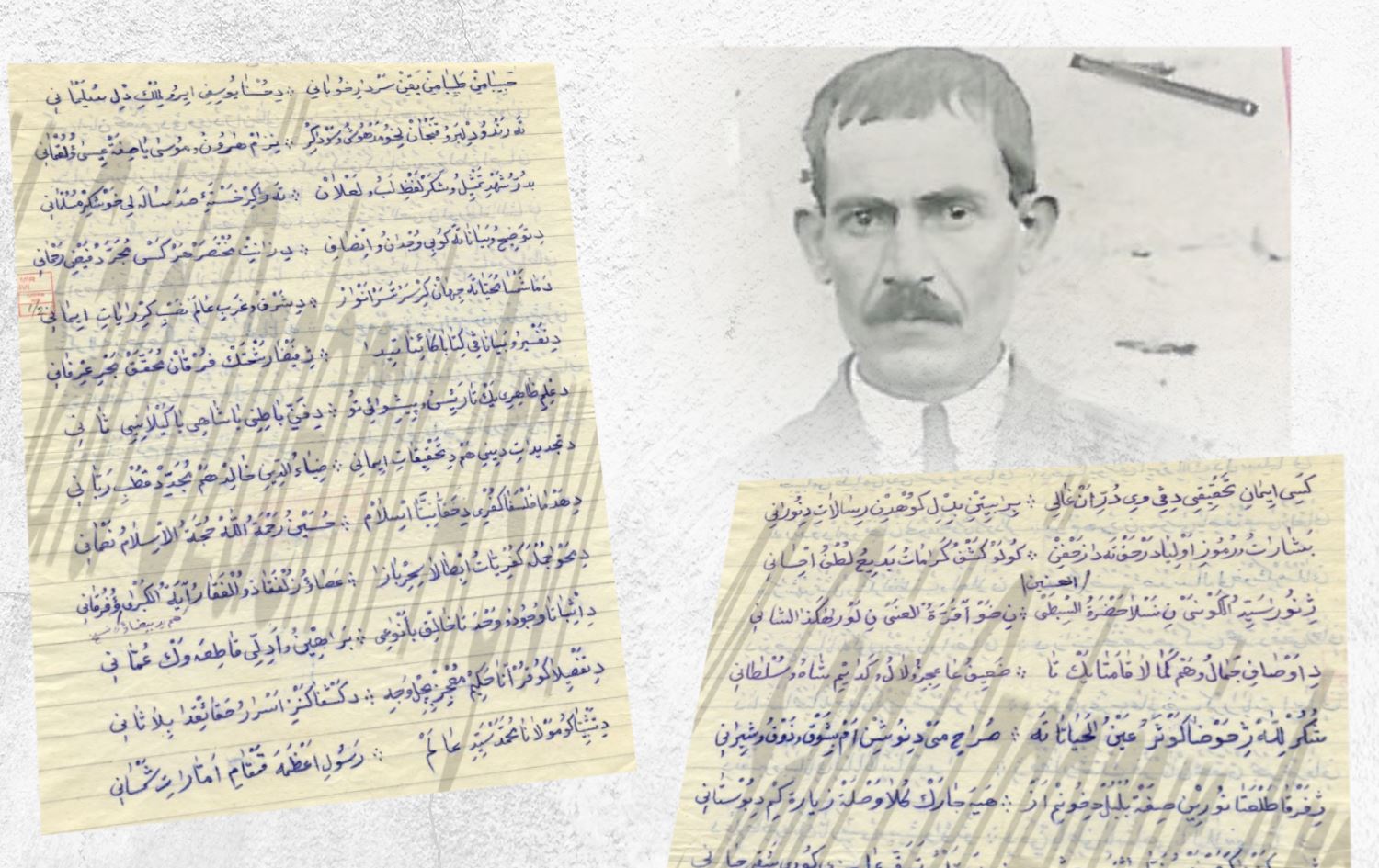 Belgeyên ku Mufî Yuksel parvekirine: Wêne: Rûdaw Grafîk