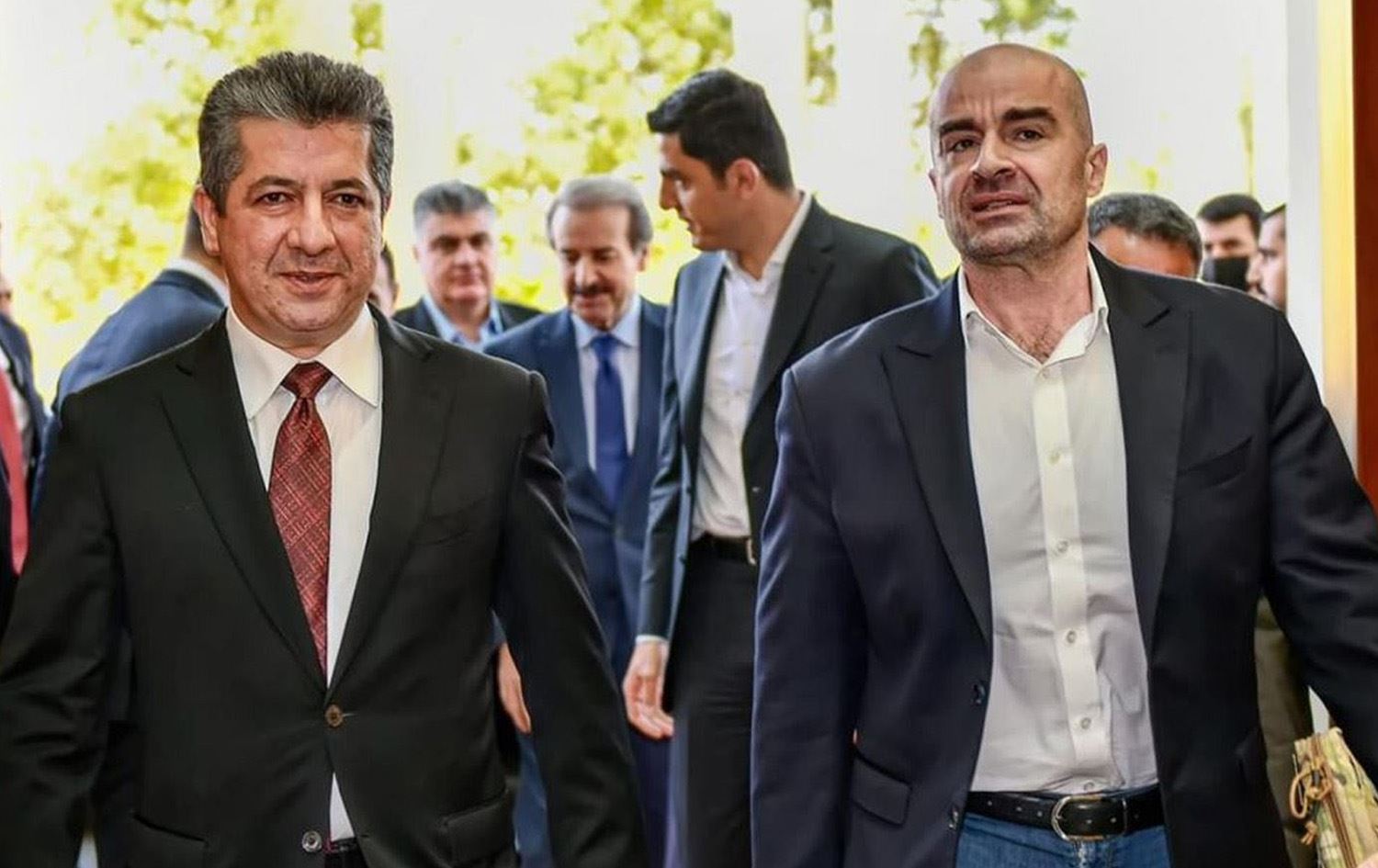 مەسرور بارزانی و بافڵ تاڵەبانی کۆدەبنەوە