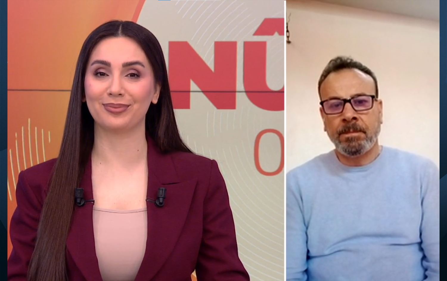 Efram Îshaq bû mêvanê Rûdawê / Wêne: Ji ber dîmenan, Rûdaw