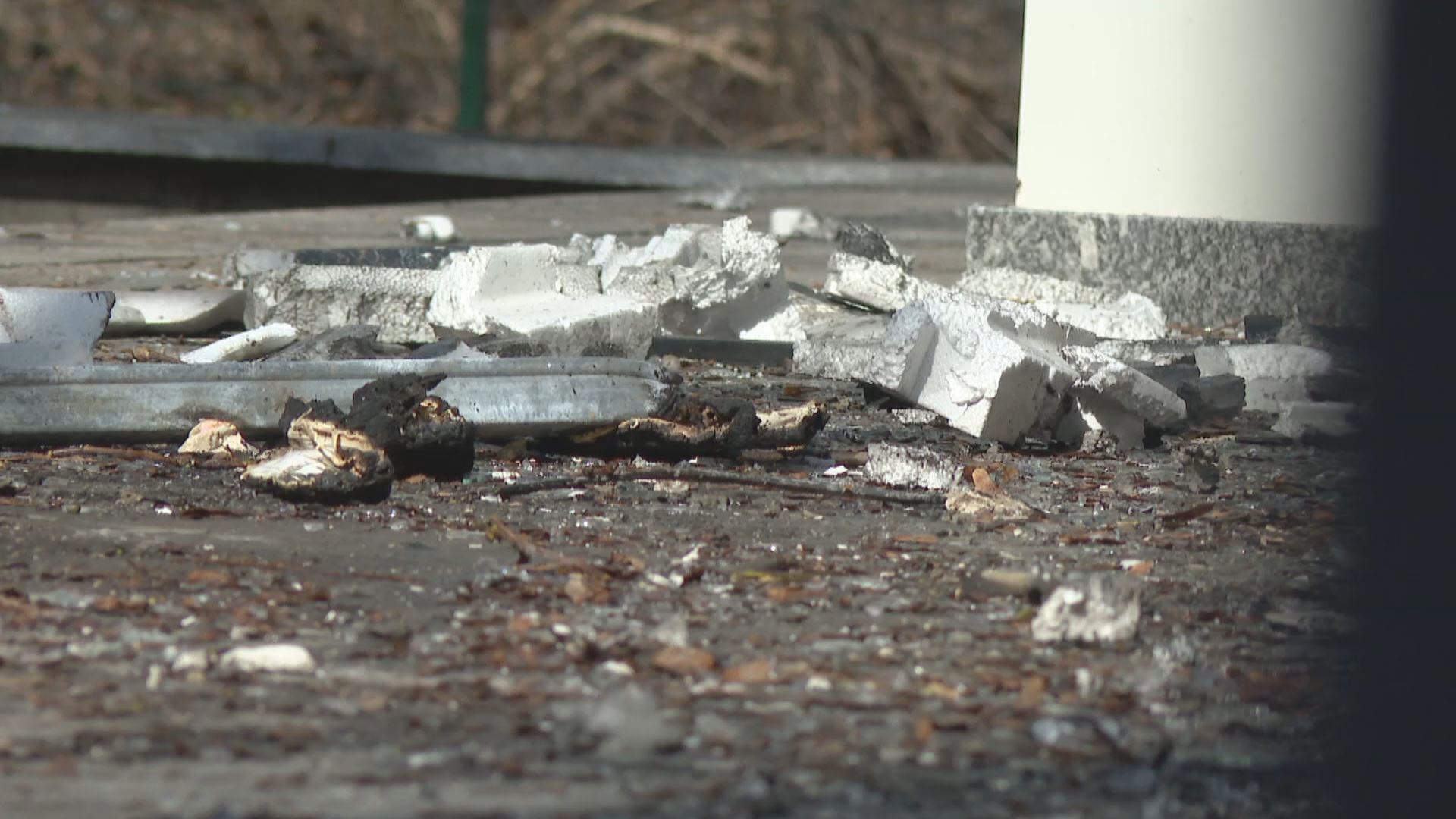 Aftermath of Russian drone attack on Kyiv