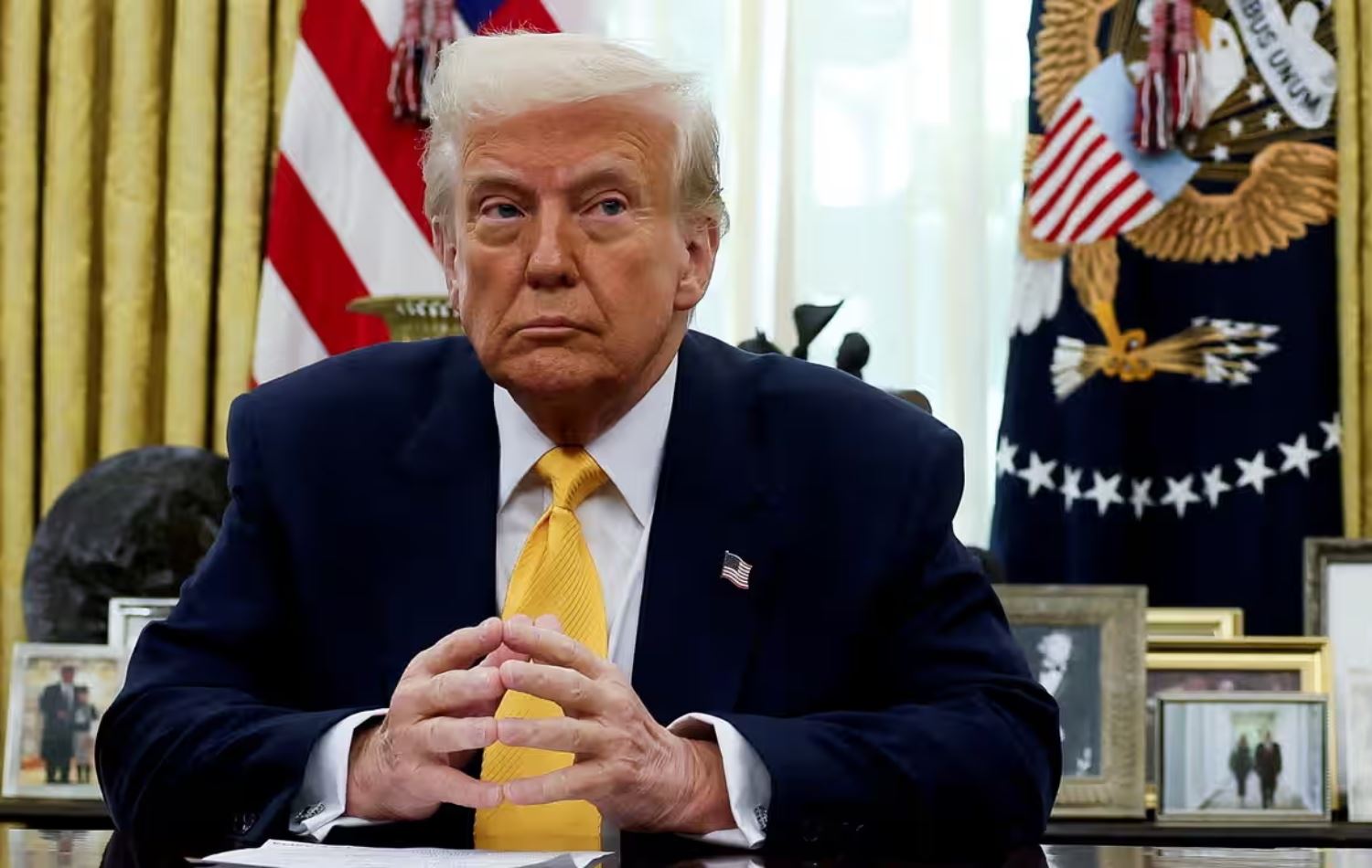 ترەمپ لەبارەی گرووپچاتی هێرشەکەی سەر یەمەن: ئەو بابەتە جۆرێکە لە ململانێ